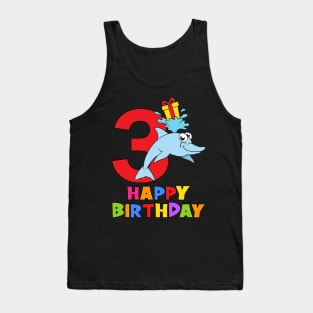 3rd Birthday Party 3 Year Old Three Years Tank Top